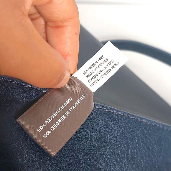 Matt & Nat Navy Blue Handbag Crossbody Bag Purse - Picture 8 of 13